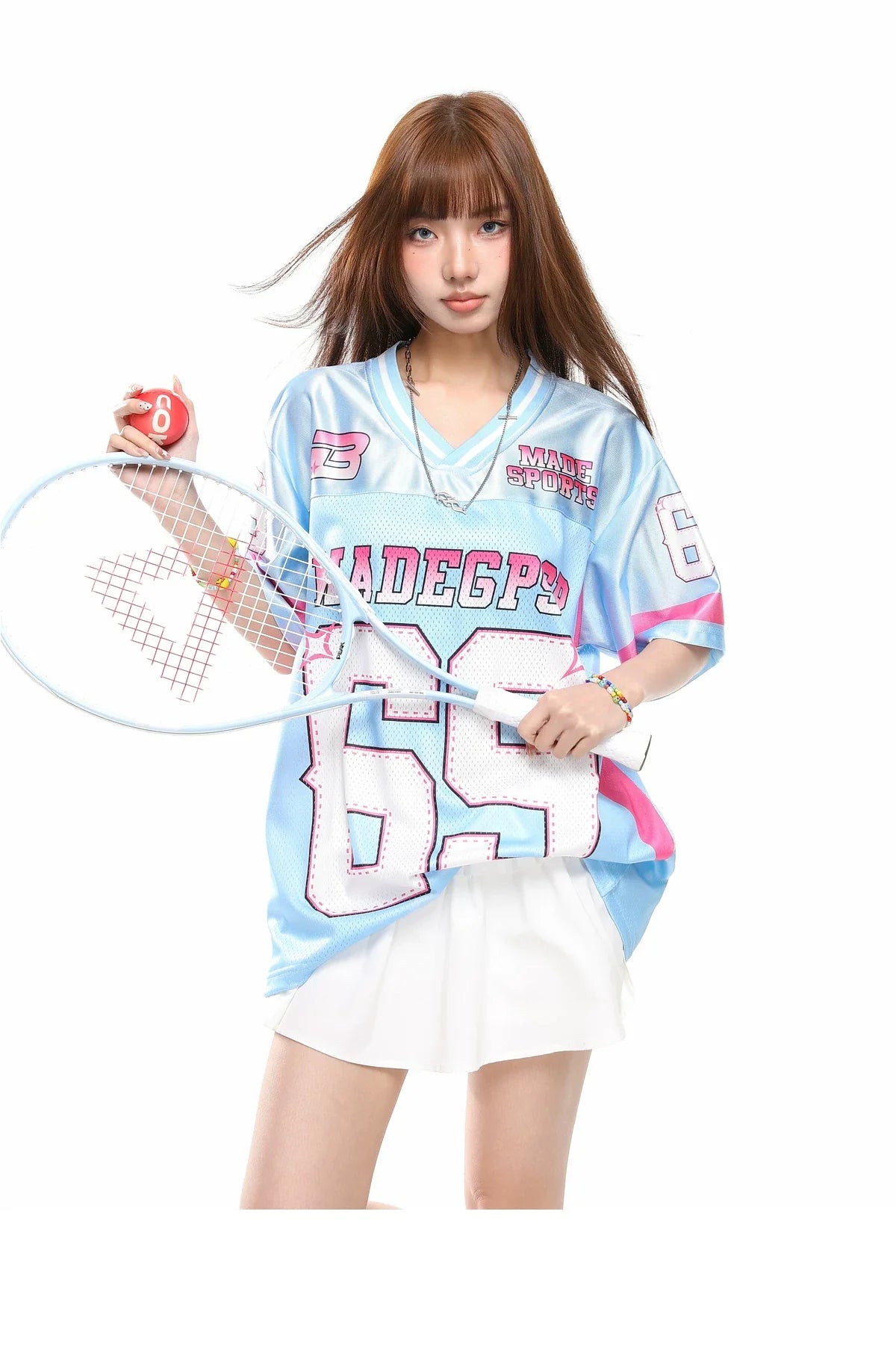 69 Number Mesh Jersey Tee