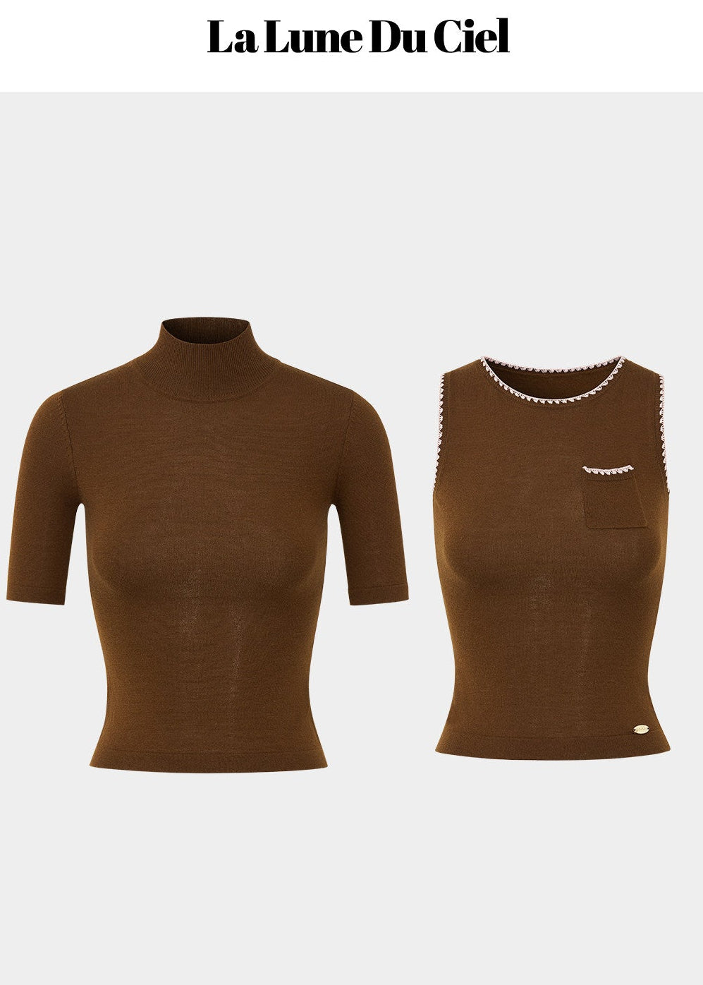 Hazel Layer Slim Knit Top