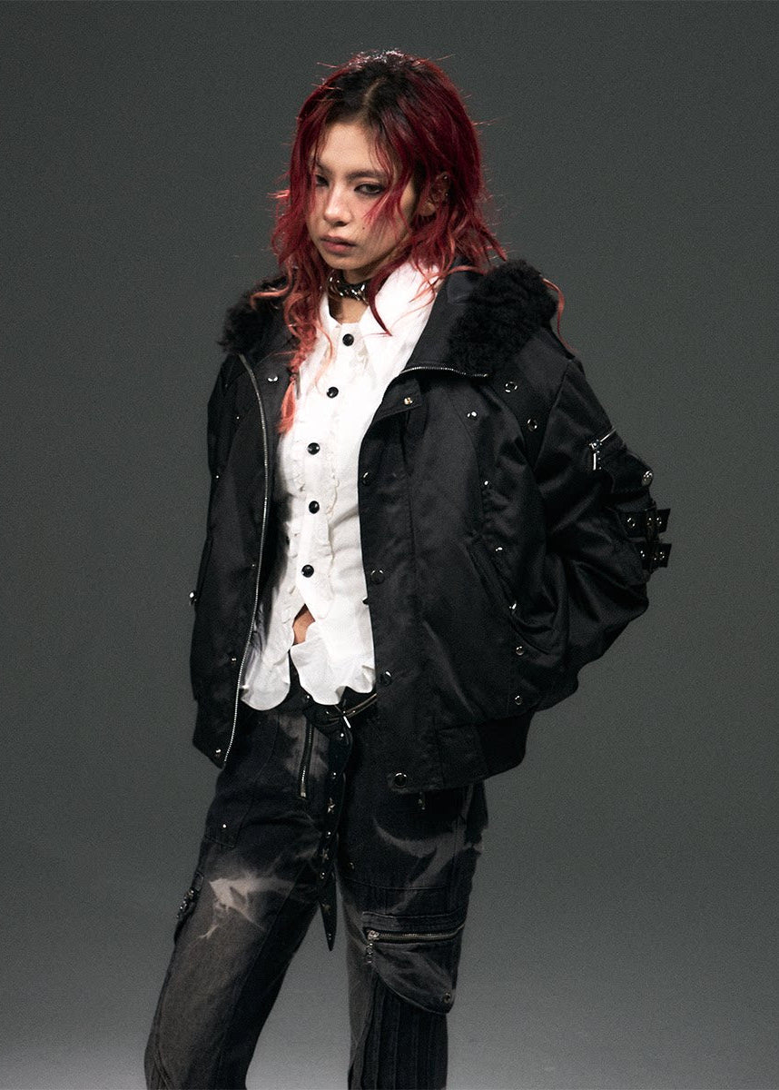 Riot Halo Fur Hood Jacket