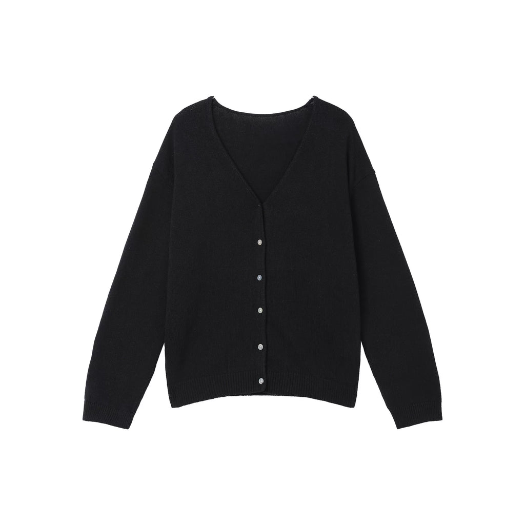 【26s Jan.】Old-Money V-Neck Soft Knit Cardigan