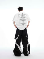 【25s Apr.】Heavy Rivet Spine Embroidered T-shirt