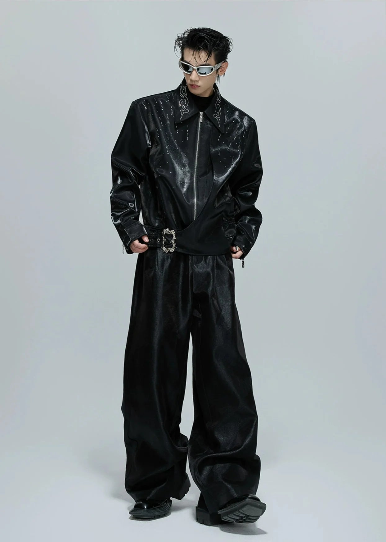 【25s Oct.】Stars* Matte Rhinestone Shiny Jacket