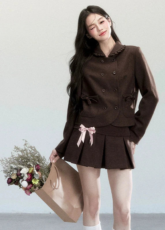 Mocha Logic Skirt Set