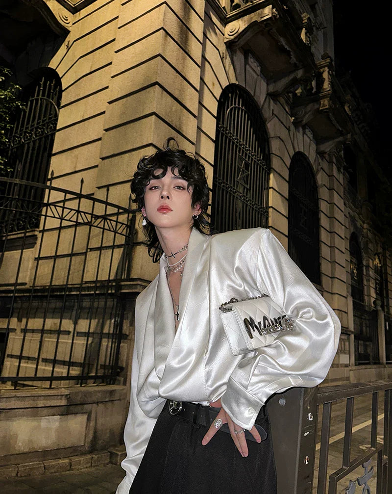 【26s Jan.】Minimal Leather Long-Sleeve Shirt