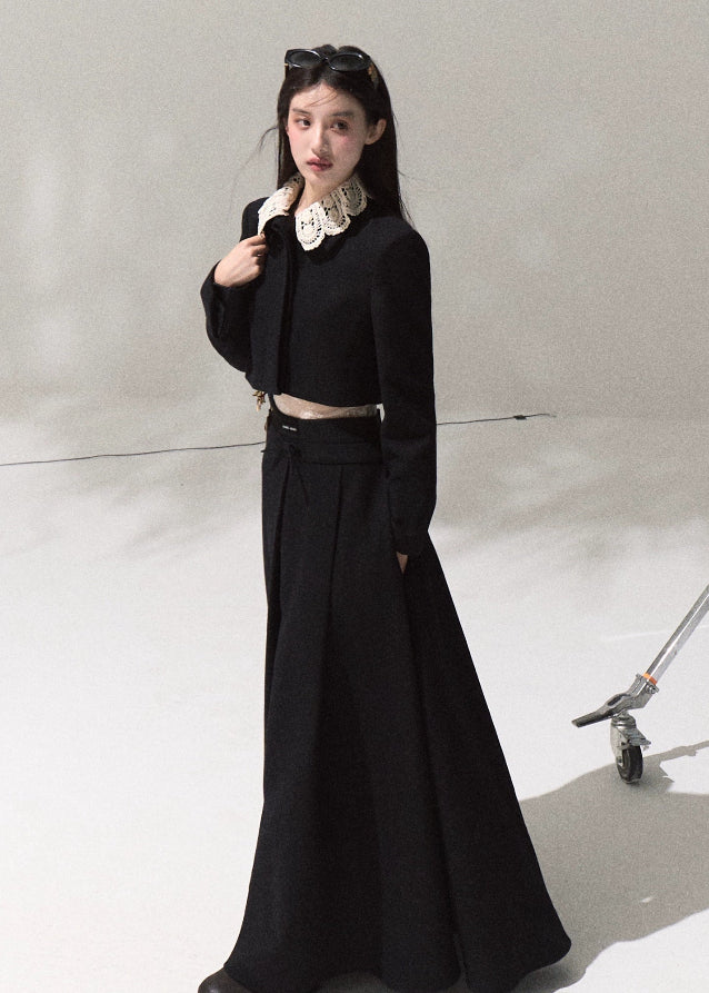 Handmade Whisper Wool Two-Piece Set Hover Image