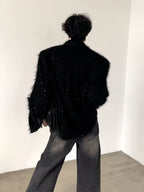 【26s Mar.】Star Sequin Shoulder Shirt
