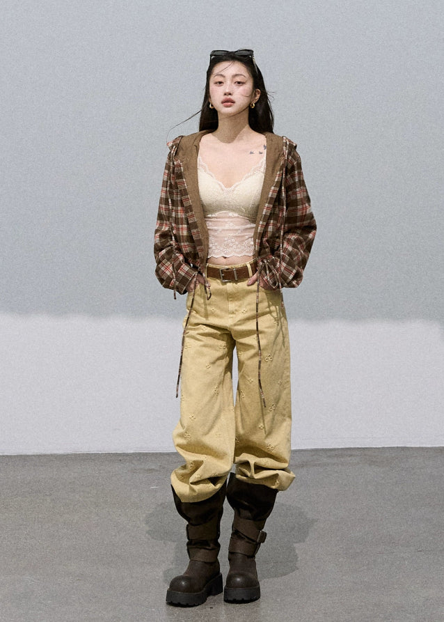 Wool Check Shirt Jacket