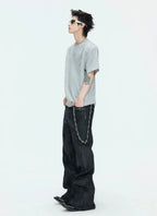 【26s May】Studded Deconstructed Boxy Shoulder Tee