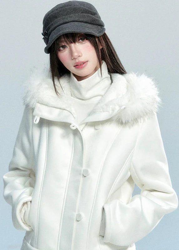 Velvet Dawn Cropped Coat