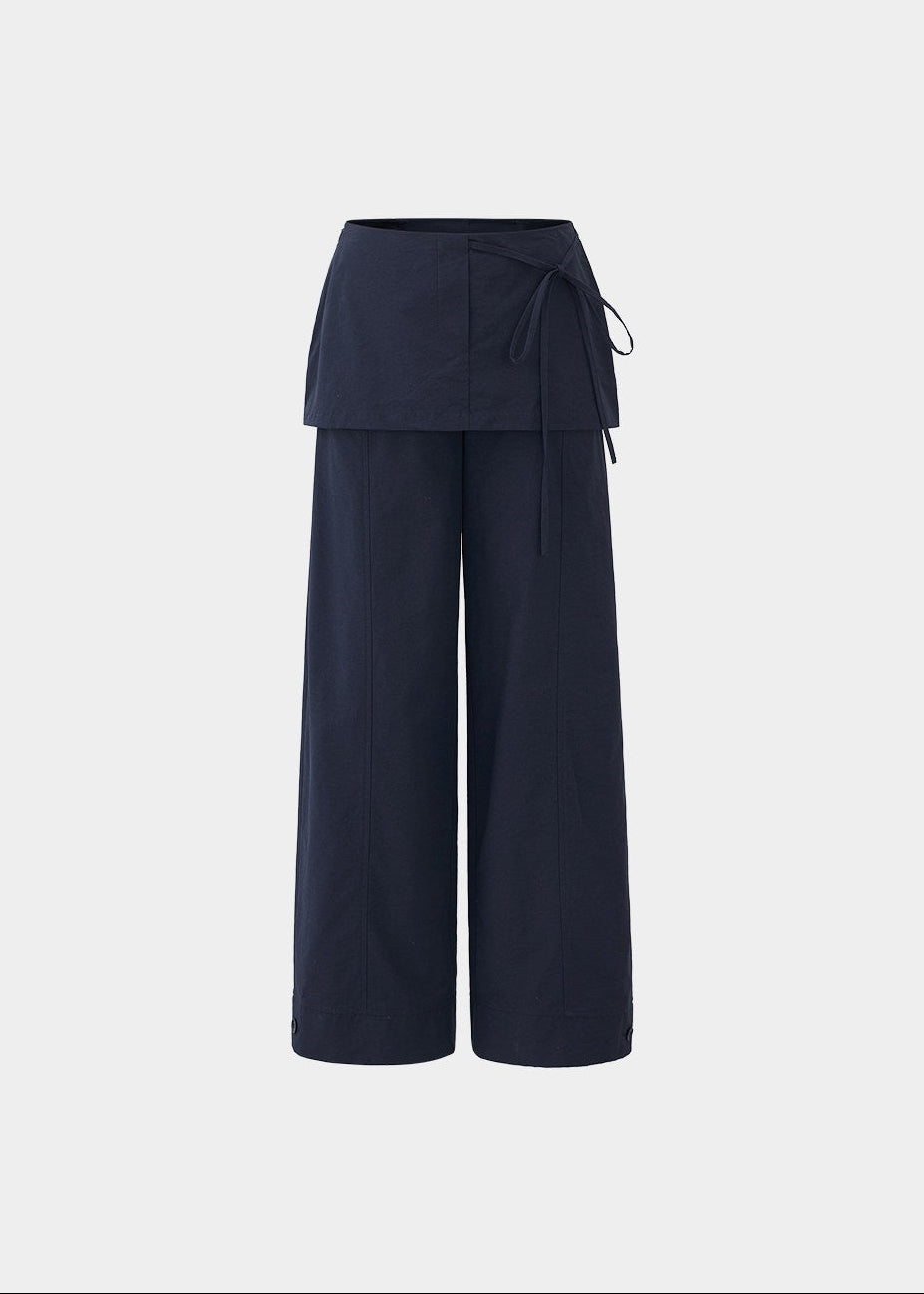 Layered Ease Culotte Pants