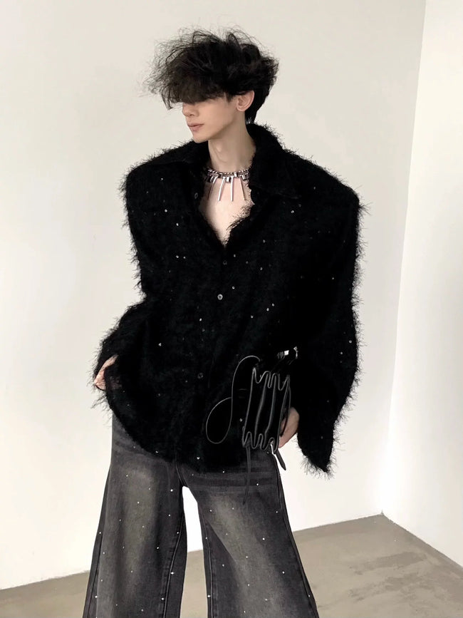 【26s Mar.】Star Sequin Shoulder Shirt Hover Image