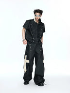 【26s Apr.】Napoleonic Double-Breasted Tee & Cross Pants