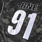 Embroidered Camo Mesh Jersey Tee