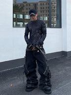 【25s May.】Turtleneck Mesh Bottoming Shirt