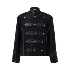【26s May】Napoleonic Stand Collar Metal Button Lightweight Shirt Jacket