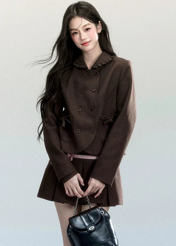 Mocha Logic Skirt Set