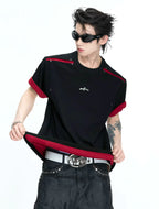 【26s Apr.】Reversible Contrast Oversized Sleeve Tee