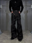 【26s Feb.】14.5oz Raw Selvedge Black Slight Flare Denim Pants