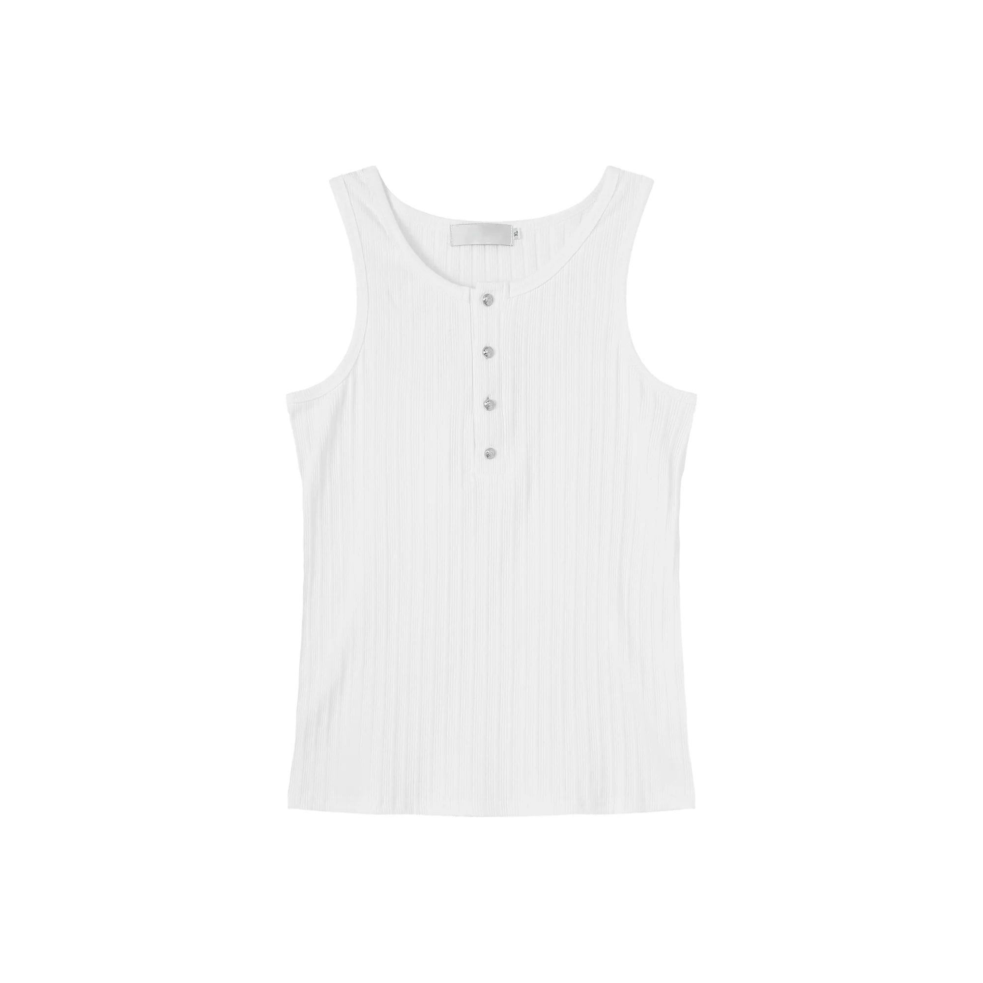 【25s Aug.】Minimalist Solid Color Crew Neck Tank Top