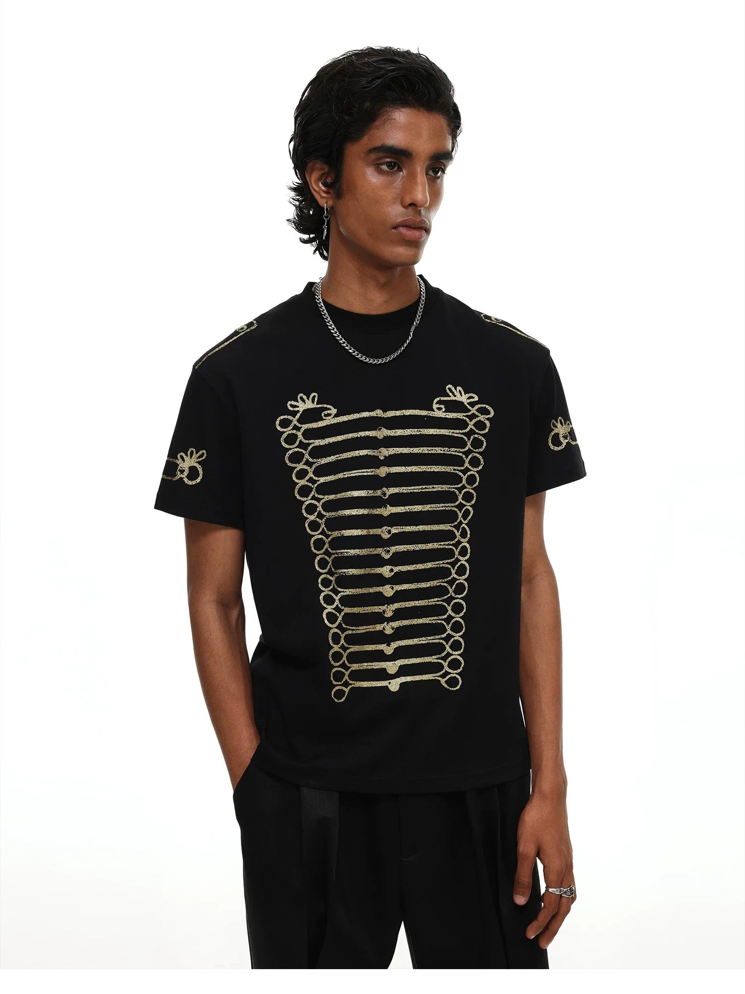 【26s May】Napoleonic Court Printed Slim Tee