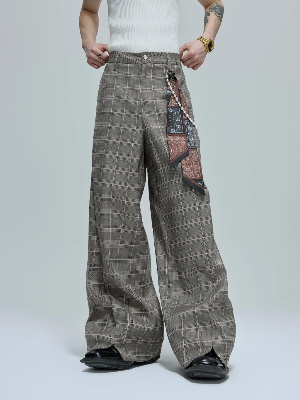【25s Oct.】Pearl Houndstooth Lapel Jacket/Pants