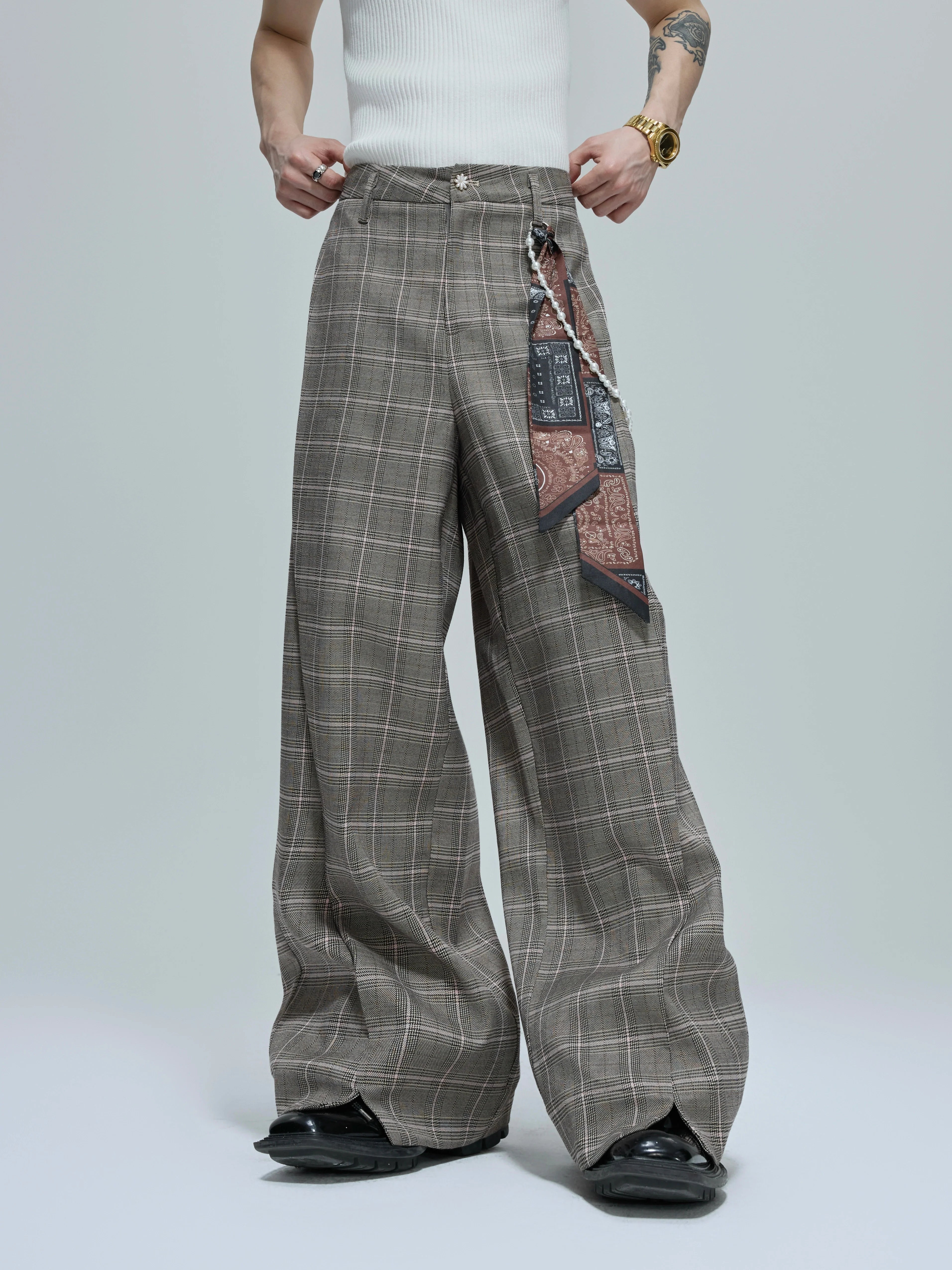 【25s Oct.】Pearl Houndstooth Lapel Jacket/Pants