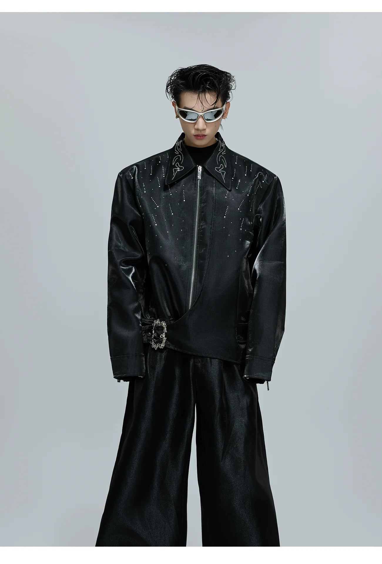 【25s Oct.】Stars* Matte Rhinestone Shiny Jacket