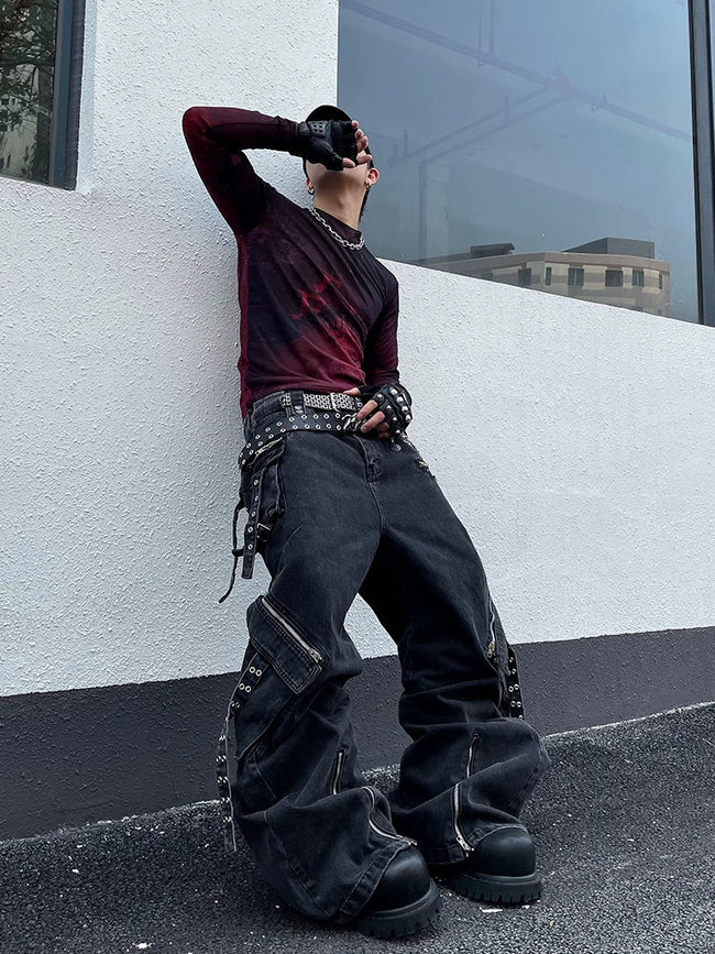 【25s May.】Turtleneck Mesh Bottoming Shirt Main Image