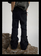 【26s Mar.】Deconstructed Washed Black Denim