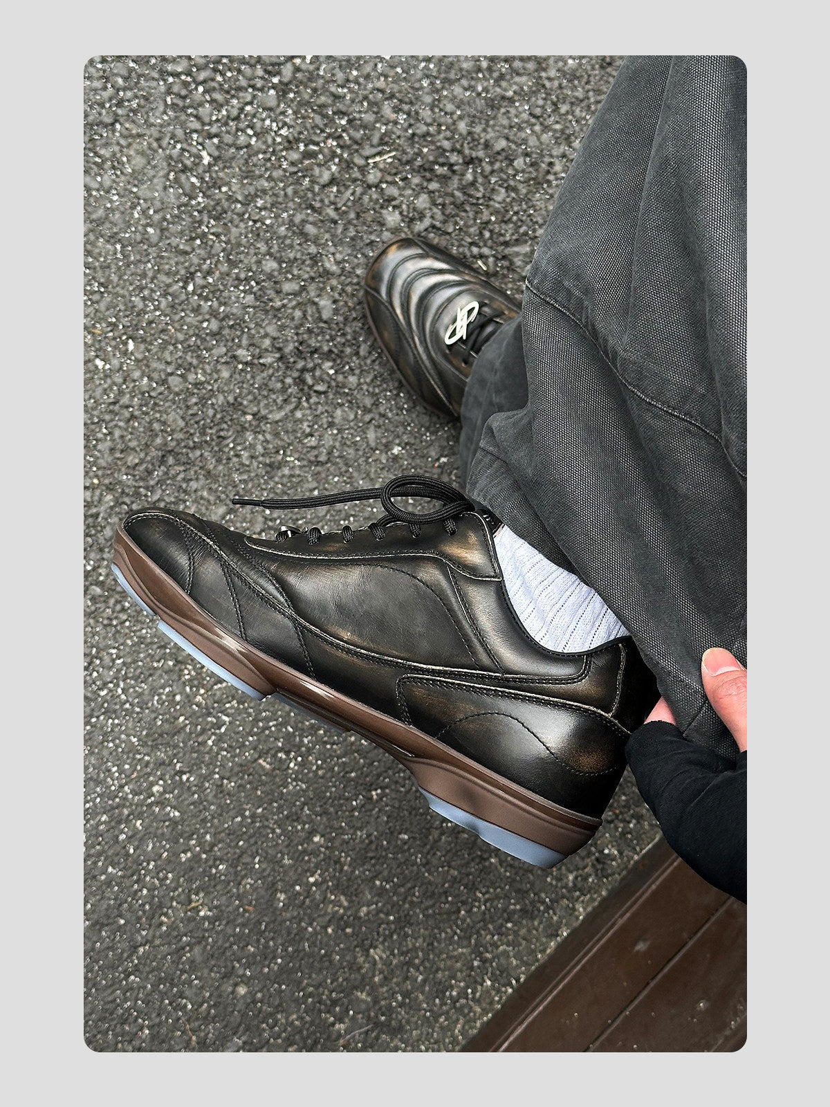 Retro-style Versatile Leather Soccer Shoes