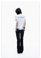 Washed Graffiti Cropped Tee