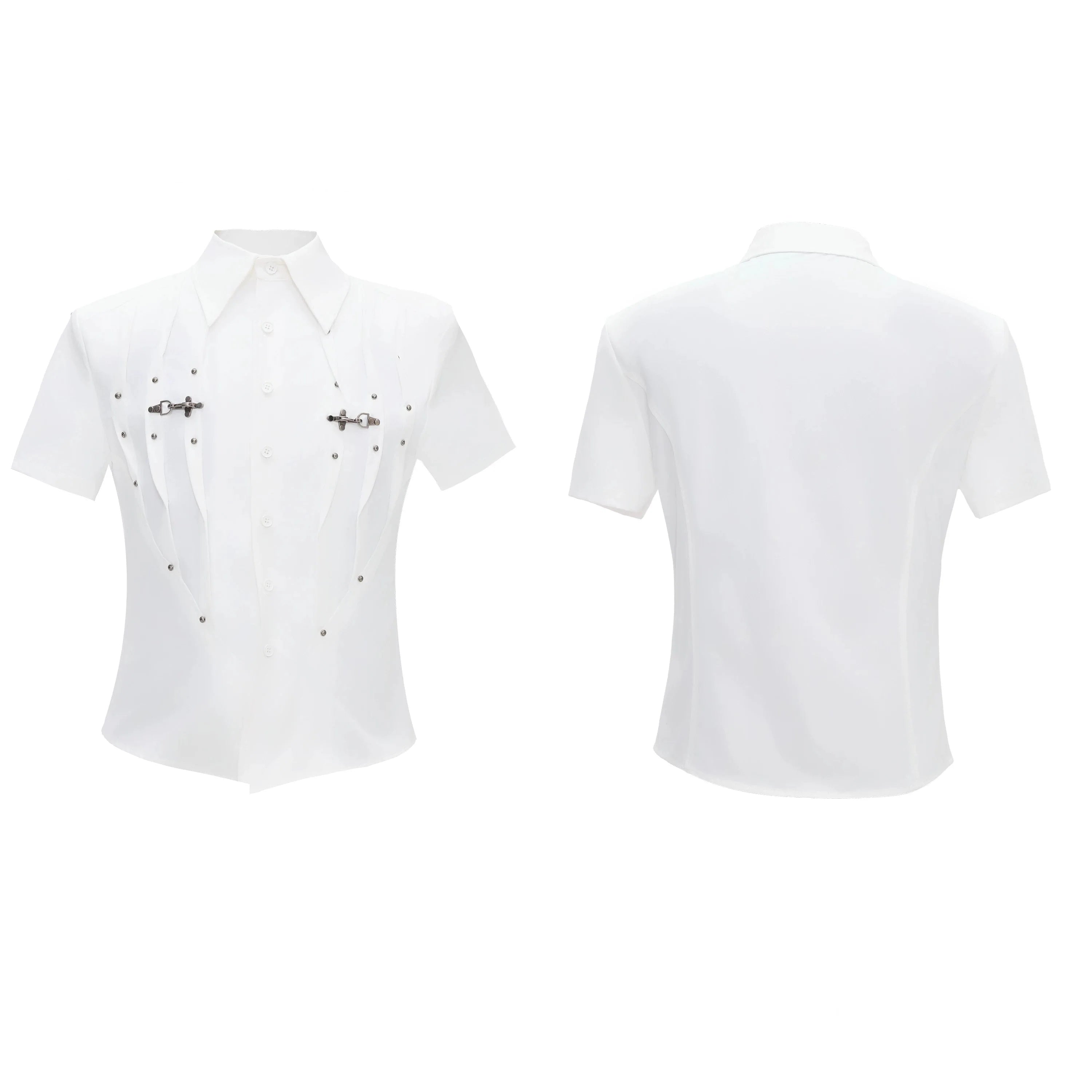 【26s Apr.】Pleated Waist Structured Shirt