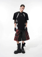 【25s Jun.】Deconstructed Mesh Panel T-shirt