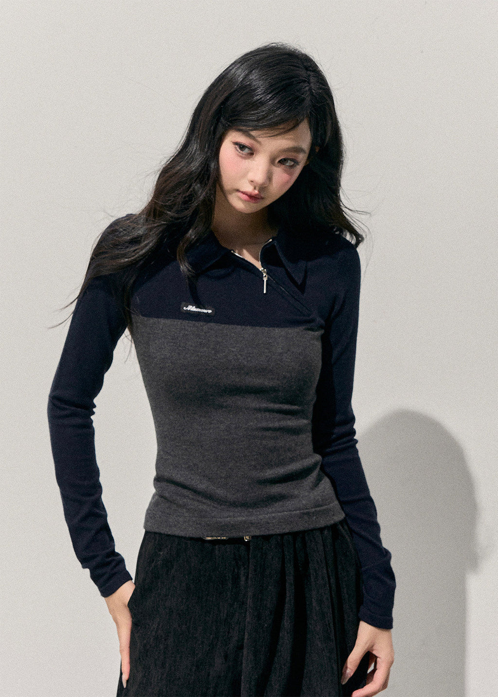 Undercurrent Knit Polo Top