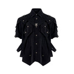 【25s Jun.】Dark Pioneer Lace-Up Short Sleeve Jacket