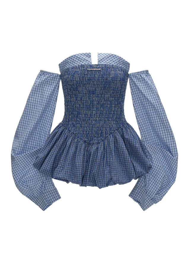 Seaside Bubble Skirt Dress