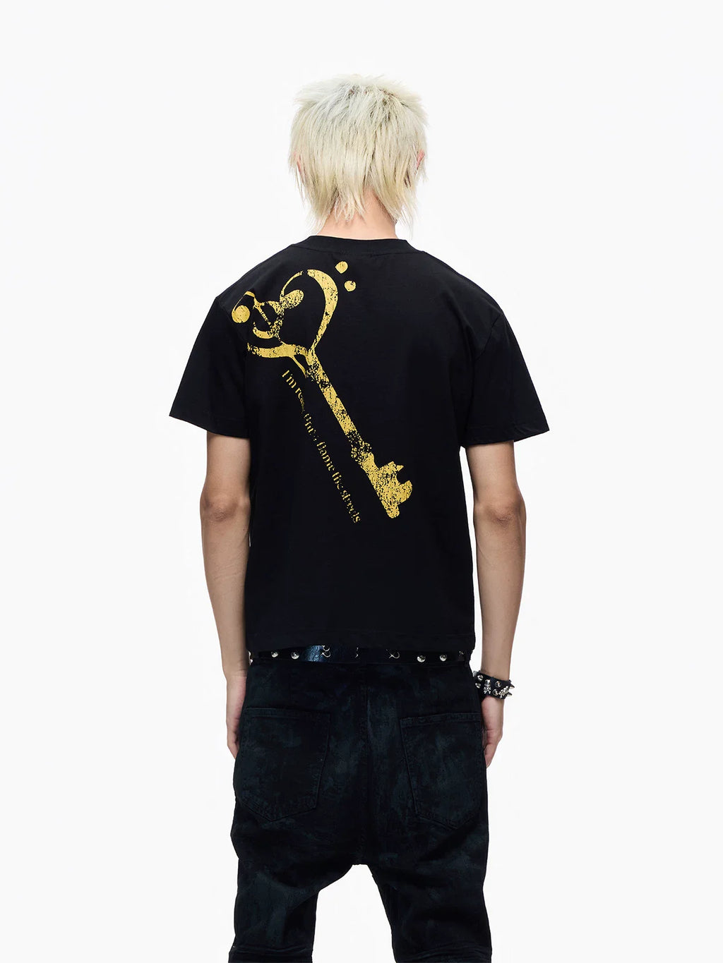 Vintage Rock Band Graphic Cropped Tee