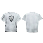 Hand-Painted Gradient Shoulder Tee