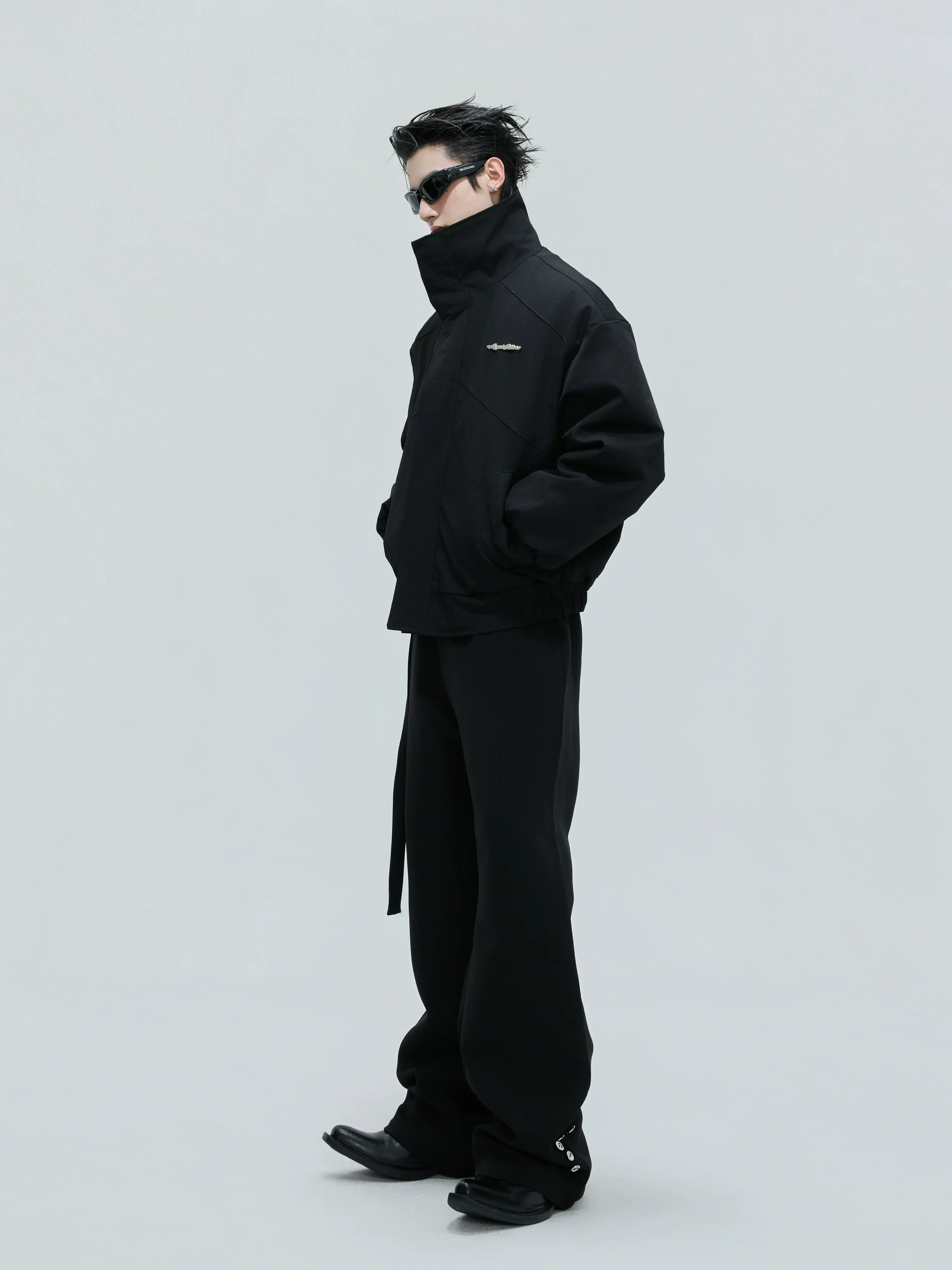 【25s Nov.】Washed Striped Thickened Cotton Coat