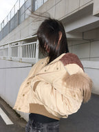 Shibuya MA-1 Fur Collar Bomber Jacket