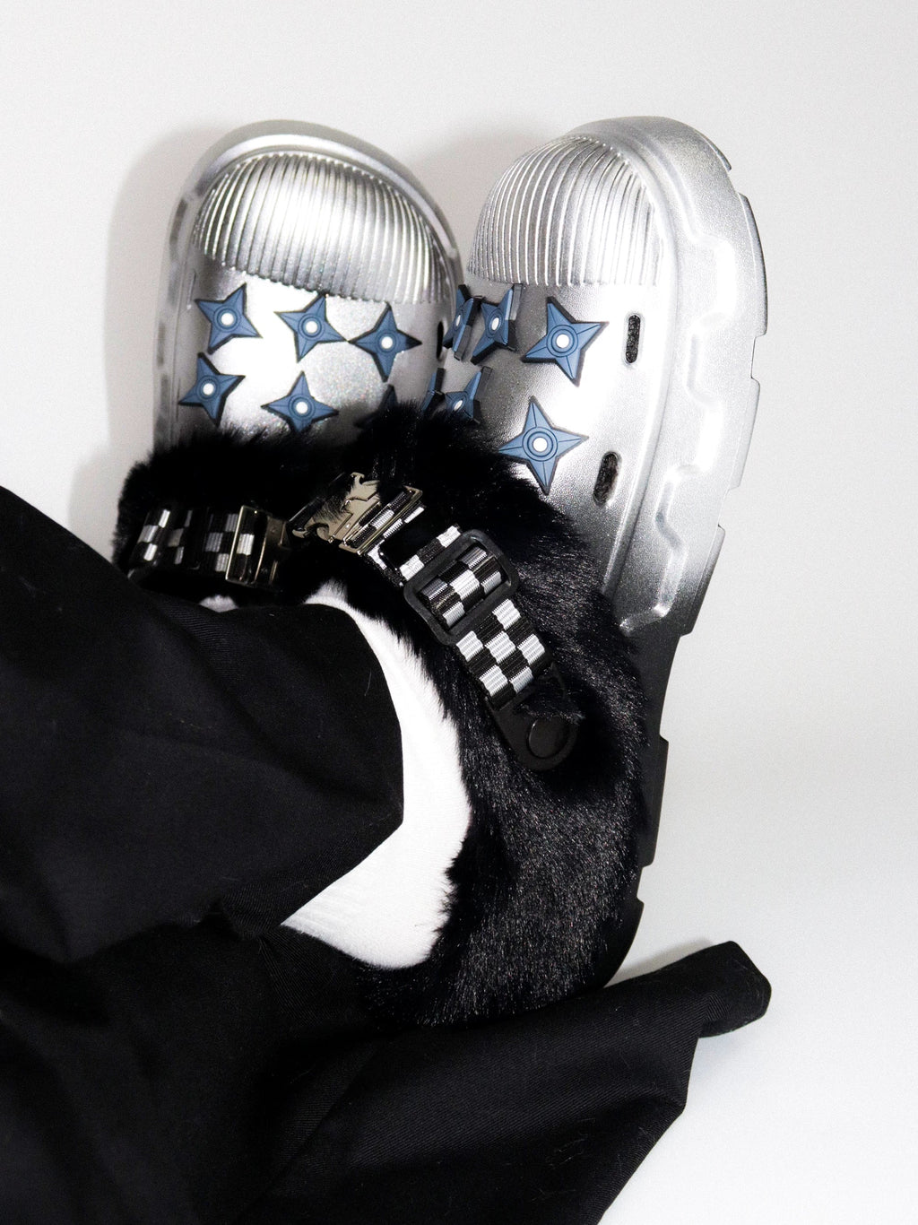 【26s Jan.】Fleece-Lined Functional Platform Clog Mule