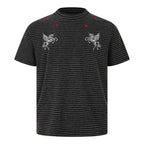Red Star Unicorn Stripe Jersey Tee