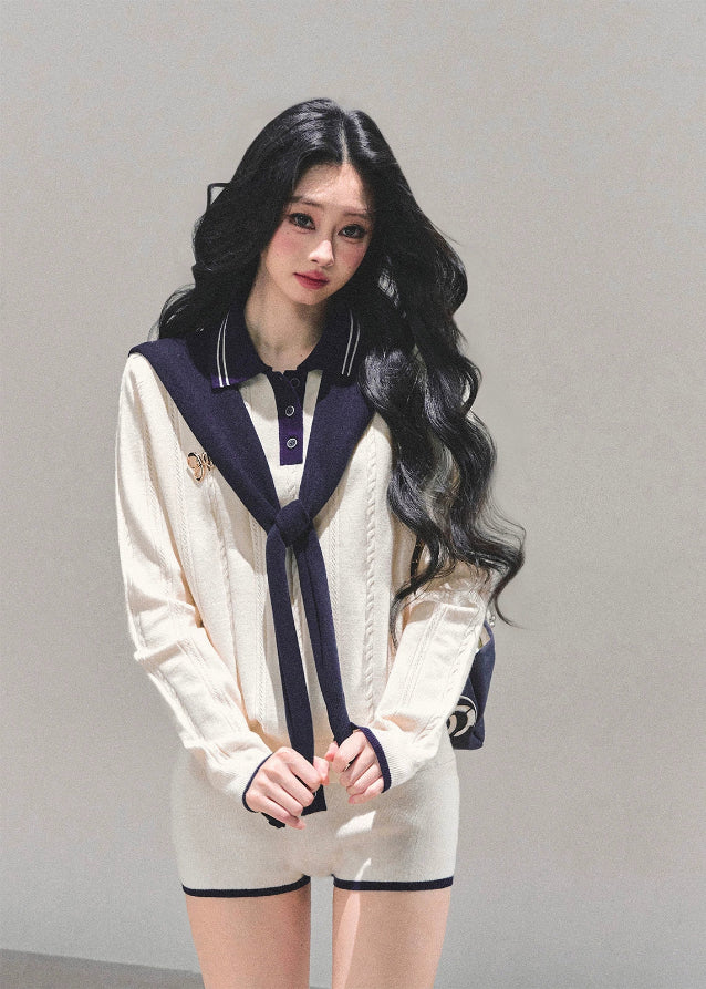 Seoul Prep Cozy Knit Shorts Set