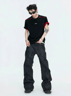 【26s Apr.】Reversible Contrast Oversized Sleeve Tee