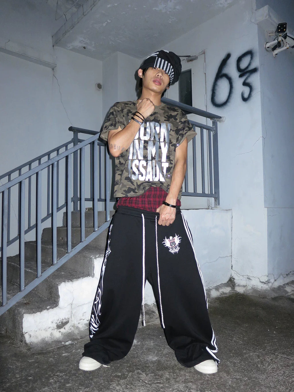 Silver Foil Graphic Street Tee