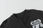 Layered Distressed Washed Long Sleeve Tee