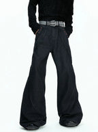 【26s Jan.】Vintage Red Diamond Distressed Washed Denim Jeans