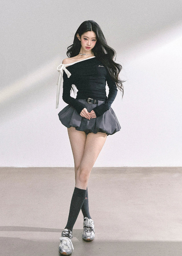 Mon Amour Tie Long Sleeve