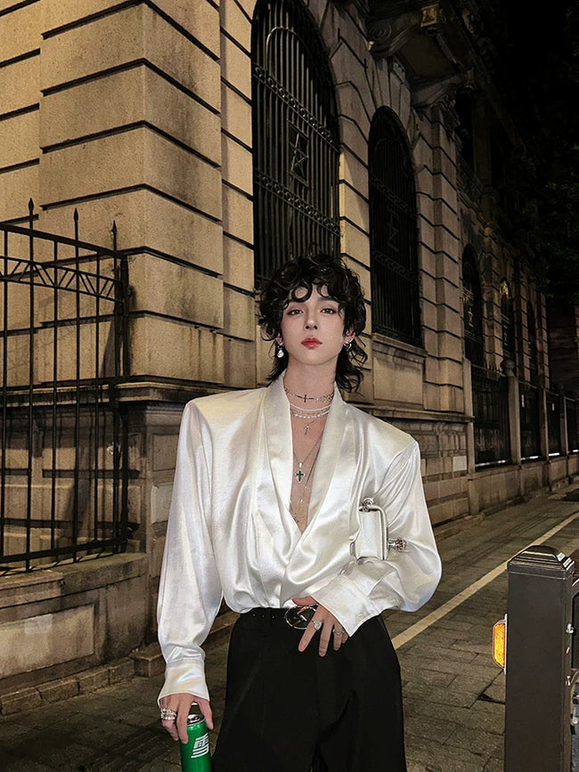 【26s Jan.】Minimal Leather Long-Sleeve Shirt Main Image