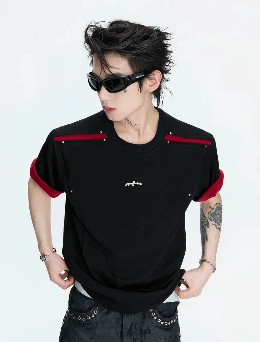 【26s Apr.】Reversible Contrast Oversized Sleeve Tee